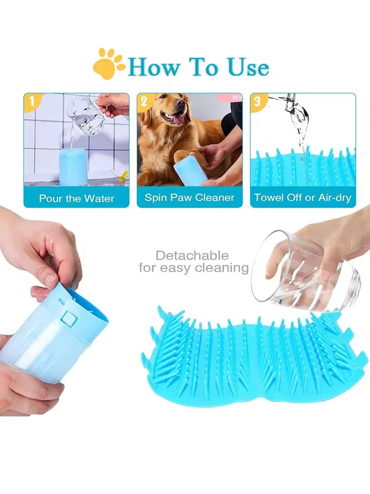 Limpiador de Patas CozyPaws — Limpieza 360°